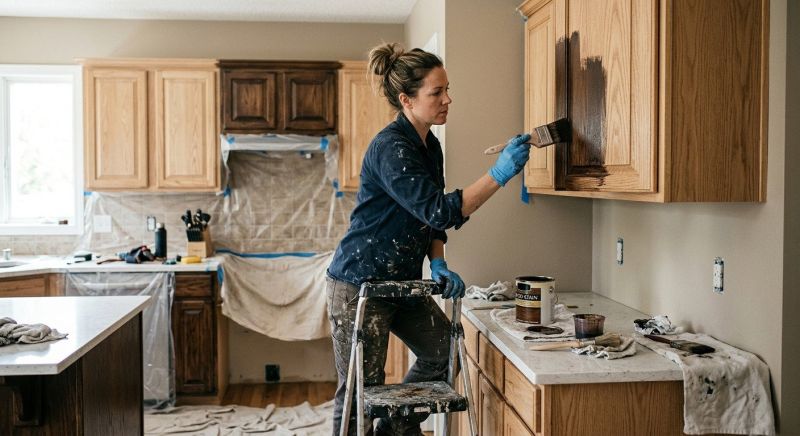 Cabinet Staining Service in Indianapolis, IN