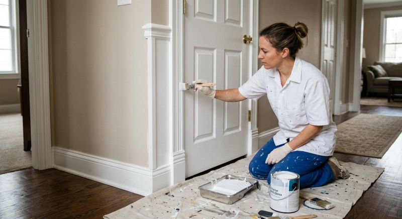 Door Jamb Painting in Waco, TX