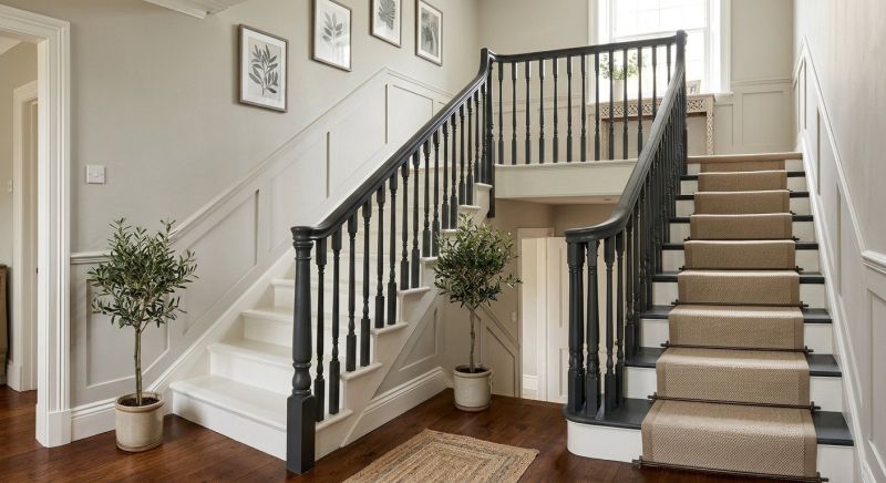 Indoor Staircase Painting in Waco, TX