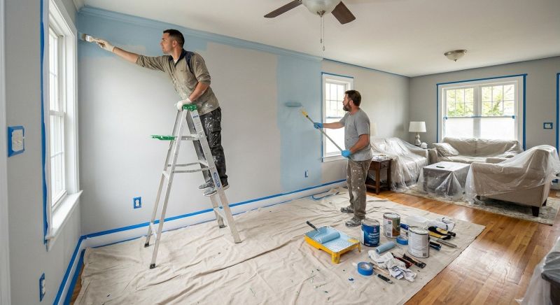 Interior Trim Painting in Wilmington, NC