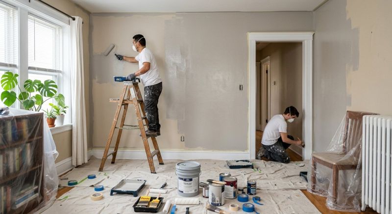 Interior Wall Painting in Wilmington, NC