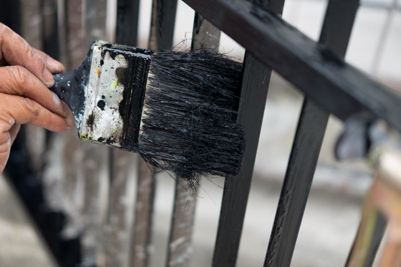 Metal Fence Painting in Waco, TX